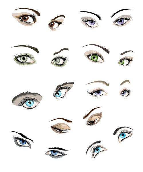 Woman’s eyes set