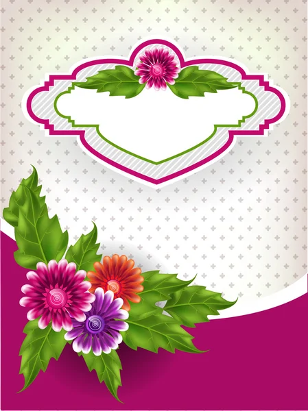 Fond maillé floral — Image vectorielle