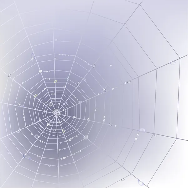 Fondo web de araña — Vector de stock