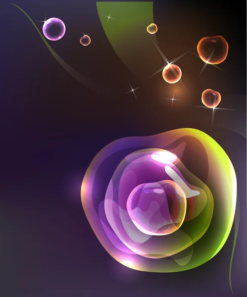 Пузырь фон — стоковый вектор