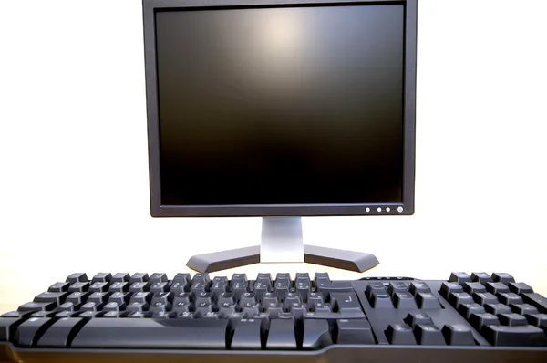 Computer blue screen — Stock Photo, Image
