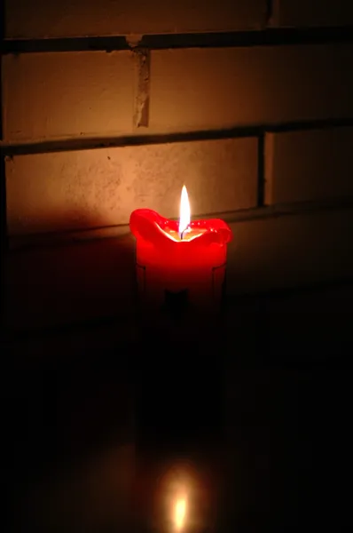 Κόκκινο κερί — Φωτογραφία Αρχείου