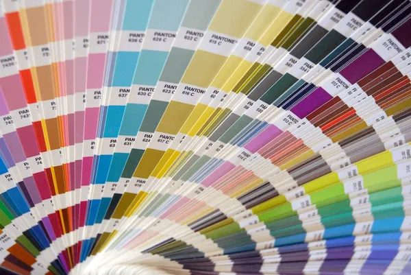 Tavolozza colori Pantone — Foto Stock