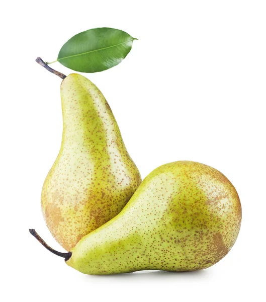 两个成熟的梨 — 图库照片