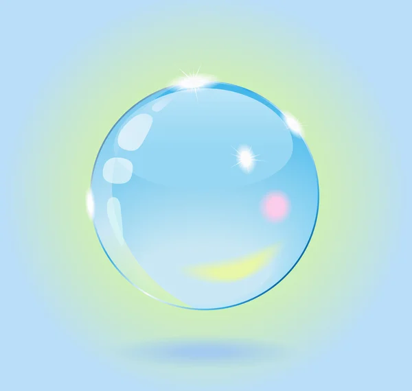 Glass ball. — Stockový vektor