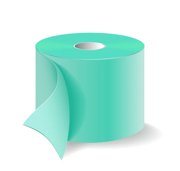 A roll of toilet paper. — Stock Vector