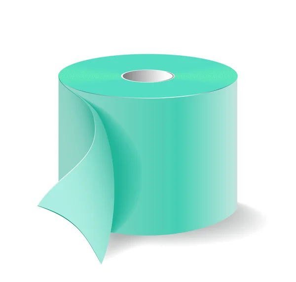 Stock vector A roll of toilet paper.