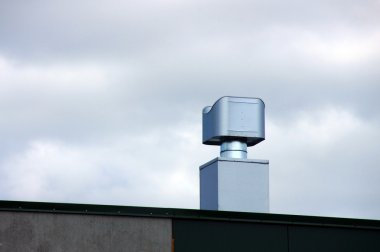 Ventilation on a roof clipart