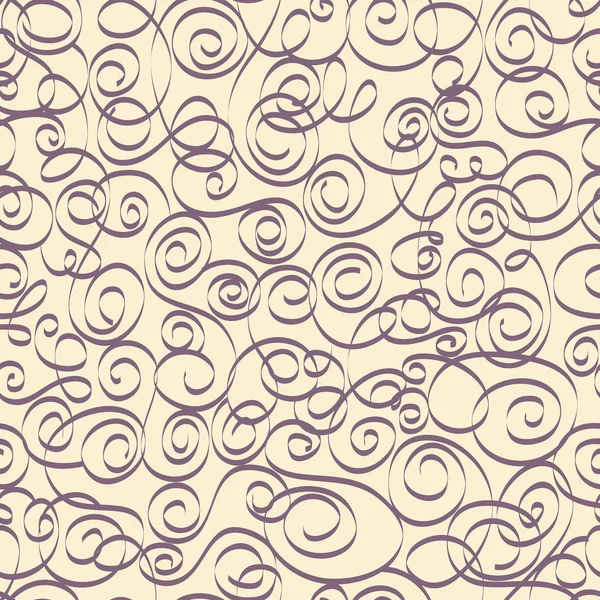 Retro kalligrafische naadloze patroon — Stockvector