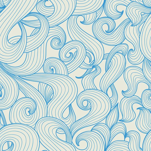 Mavi dalgalar desen — Stok Vektör