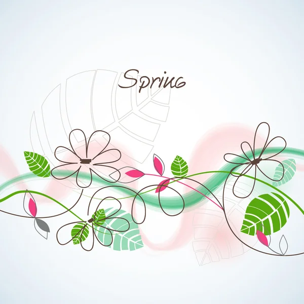 Fond de printemps — Image vectorielle