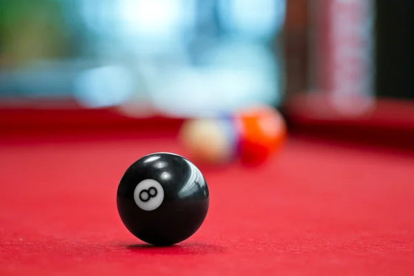 Eight balls billiards — Zdjęcie stockowe
