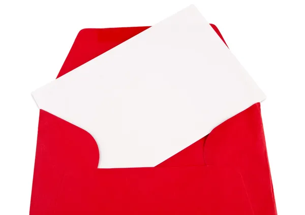 Nahaufnahme roter Umschlag — Stockfoto