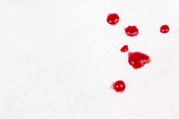 Du sang sur le tissu — Photo