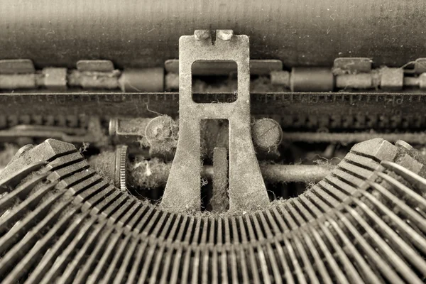 Детали пишущей машинки — стоковое фото