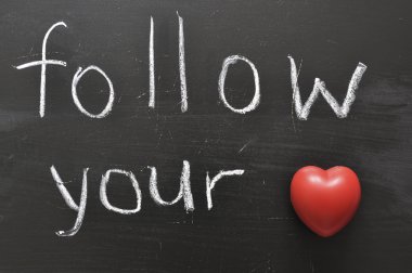 Follow your heart clipart