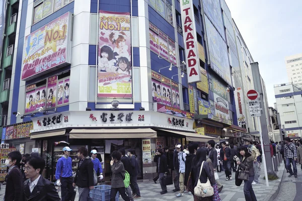 Multidões de Akihabara — Fotografia de Stock
