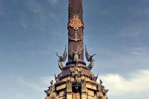 Фрагмент пам'ятника Колумба — стокове фото