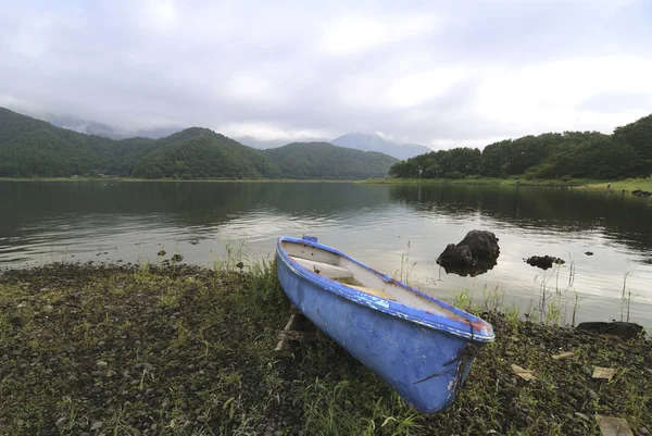 stock image Blue boat