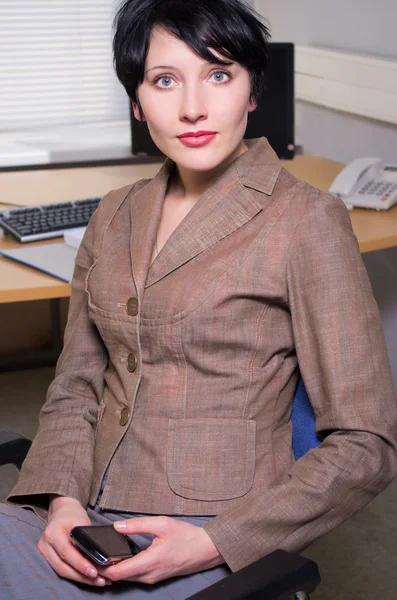 Mulher de negócios bonita — Fotografia de Stock