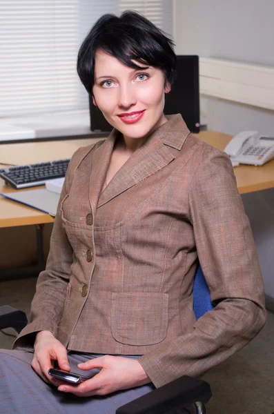 Prachtige zakenvrouw — Stockfoto