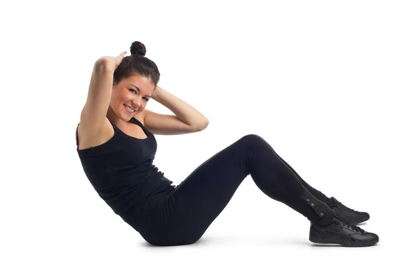 Fitness. Entrenamiento abdominal — Foto de Stock