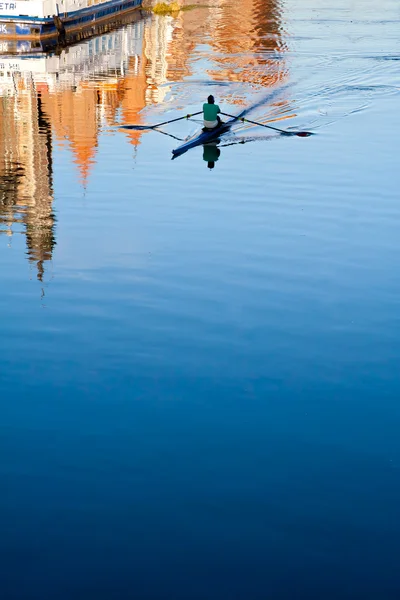 Canoeist 스톡 사진