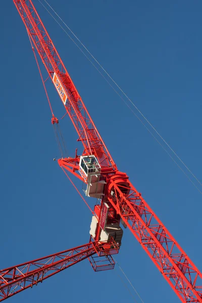 Red crane