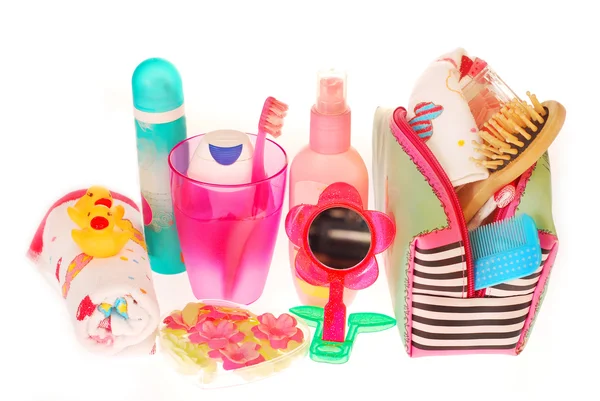 stock image Toiletries stuffs for little girl