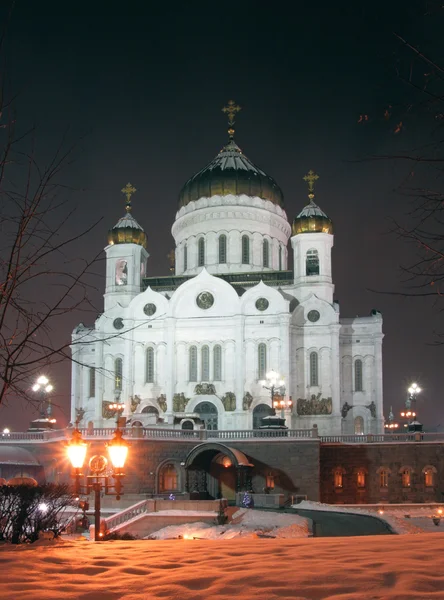 Katedralen i Kristus Frelseren, Moskva, Rusland - Stock-foto