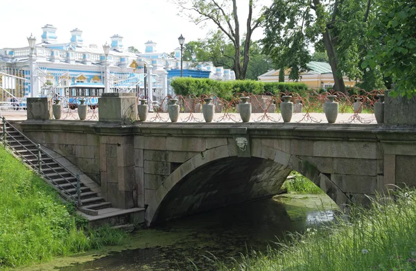 Il grande ponte cinese, Zarskoe Selo (Pushkin ) — Foto Stock