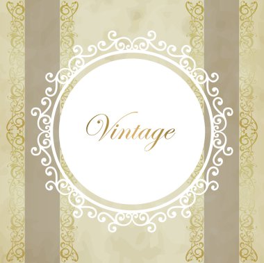 Vintage vector background clipart