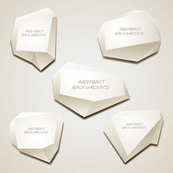 Abstraktní origami vektorové pozadí — Stockový vektor