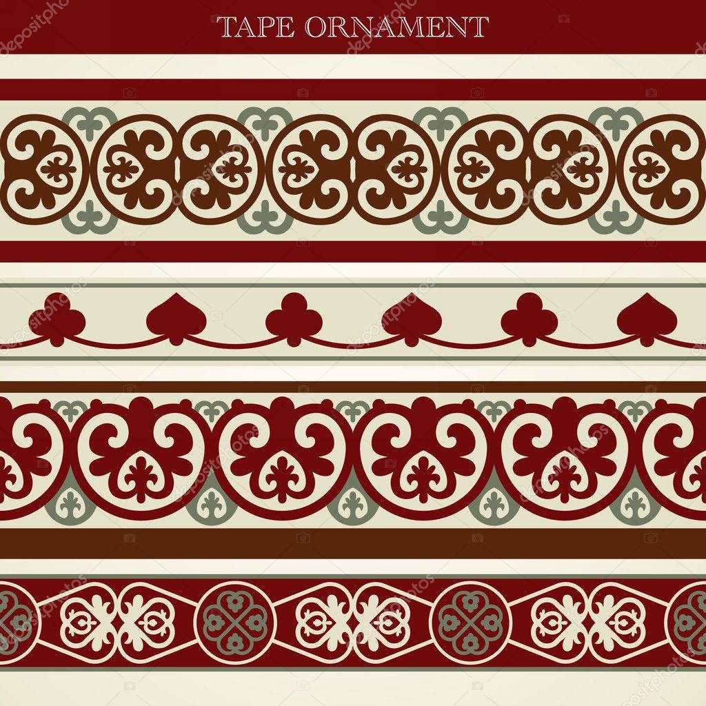 Tape ornament