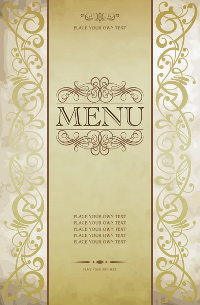 Capa de menu —  Vetores de Stock