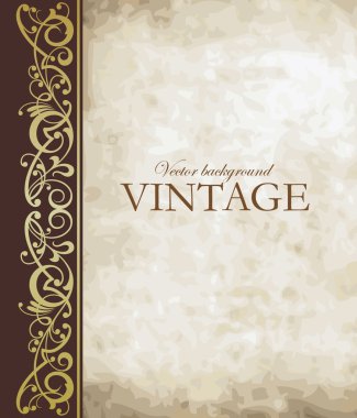 Vintage vector background clipart