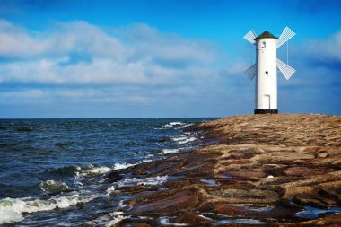 Lighthouse in Swinoujscie clipart