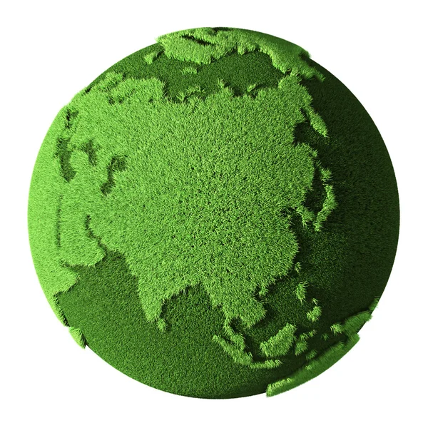 Grass Globe - Asia — Stock Photo, Image