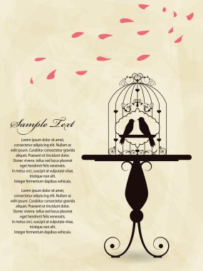 Bird cage clipart