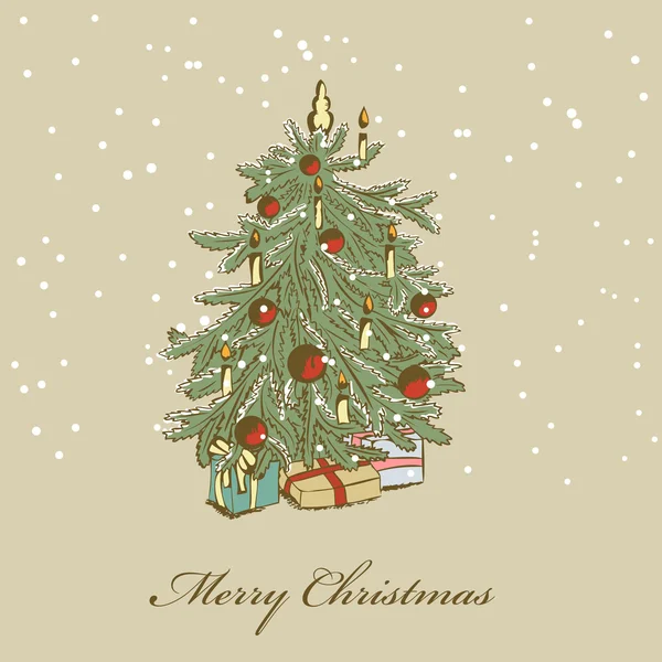 Noel ağacı — Stok Vektör