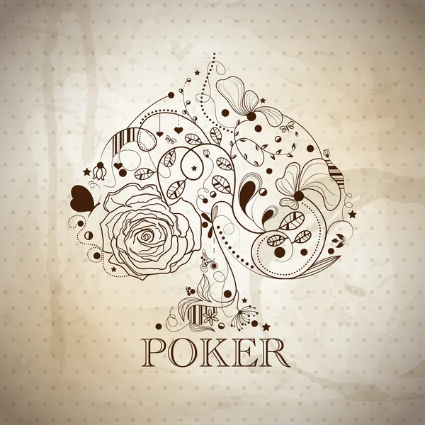 Póquer — Vetor de Stock