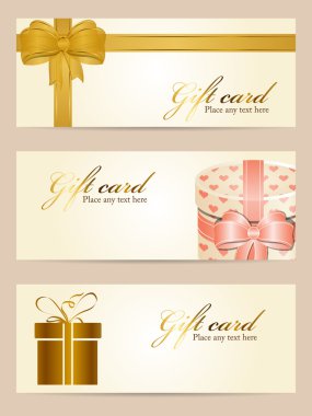 Gift cards clipart