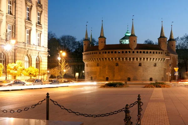 A gate to Krakow - barbican — Stock Photo, Image
