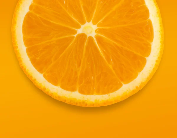 Πορτοκαλί σε πορτοκαλί φόντο — Φωτογραφία Αρχείου
