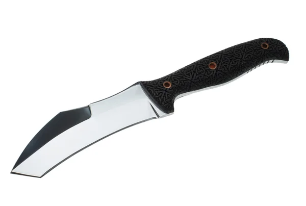 白い背景の上の戦術的なナイフ — ストック写真