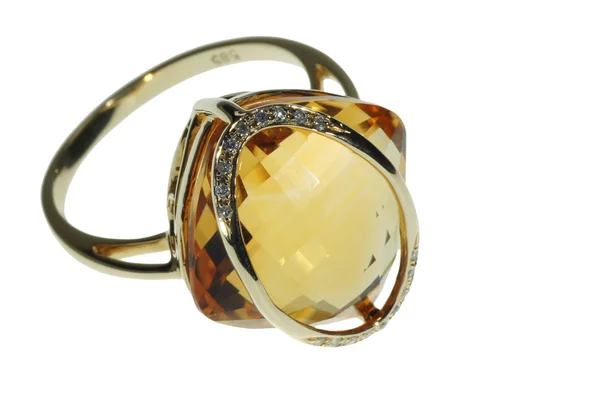 Kvinnliga ring med en juvel — Stockfoto