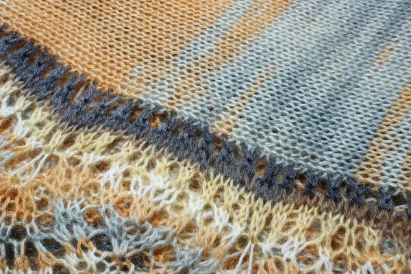 Structure d'une écharpe en laine — Photo