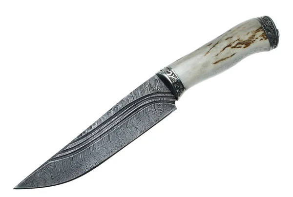 Cuchillo sobre fondo blanco — Foto de Stock