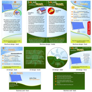 Solar Panel Stationary clipart