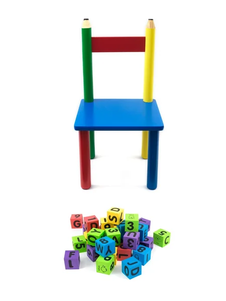 Giocare sedia — Foto Stock